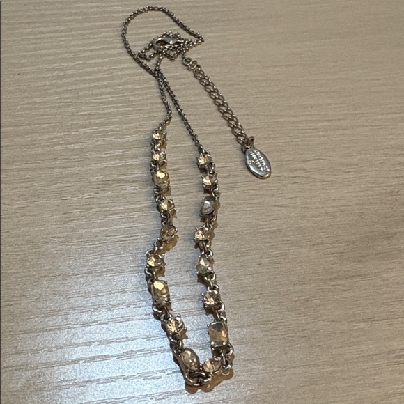 Ann Taylor Silver Necklace, adjustable 9"-11" - Picture 5 of 5